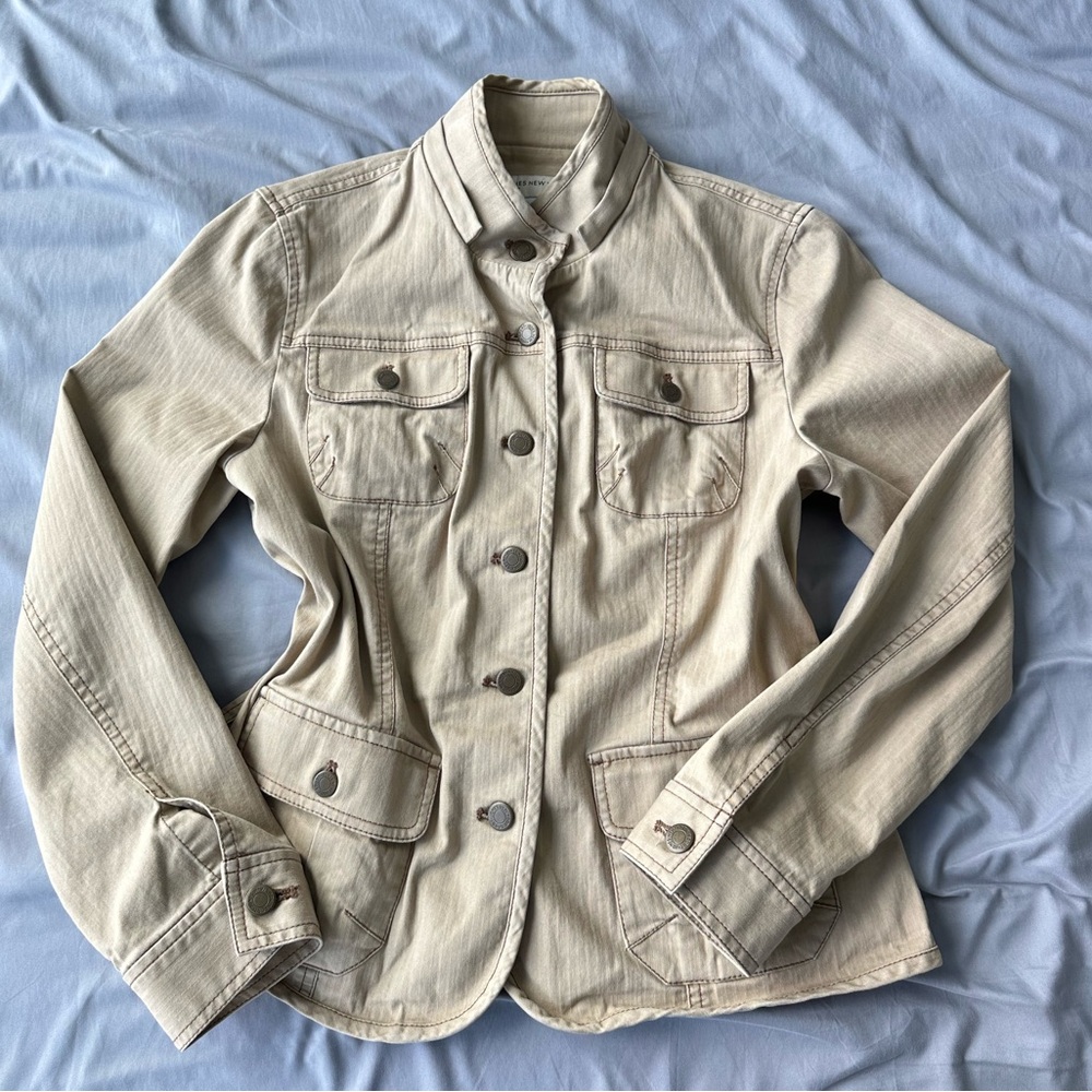 Vintage Jones New York Tan Utility Jacket